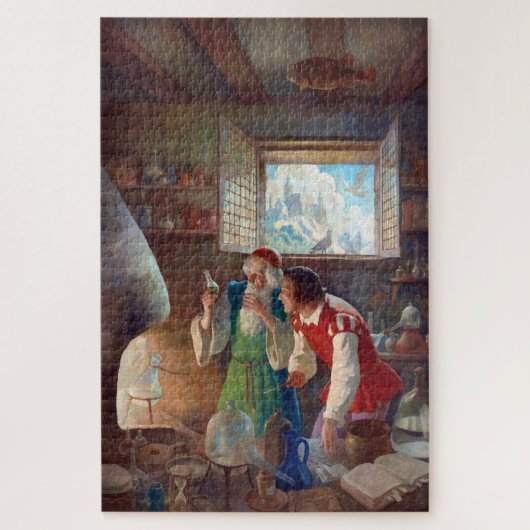 N.C. Wyeth The Alchemist Poster Legpuzzel (Verticaal)