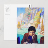 N C Wyeth Verhalen van Avontuur Briefkaart (Voorkant / Achterkant)