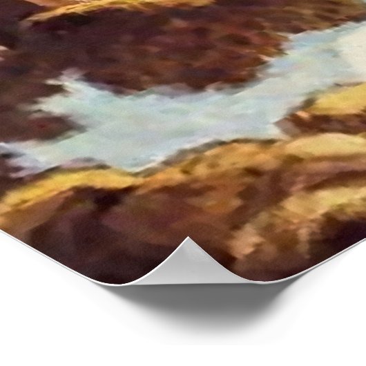 N C Wyeth Western schilderen "First Maine Fisherme Poster (Hoek)