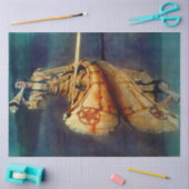 N C Wyeth Western schilderen "The Moose Call" Tissuepapier (Craft)