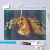 N C Wyeth Western schilderen "The Moose Call" Tissuepapier (Craft)