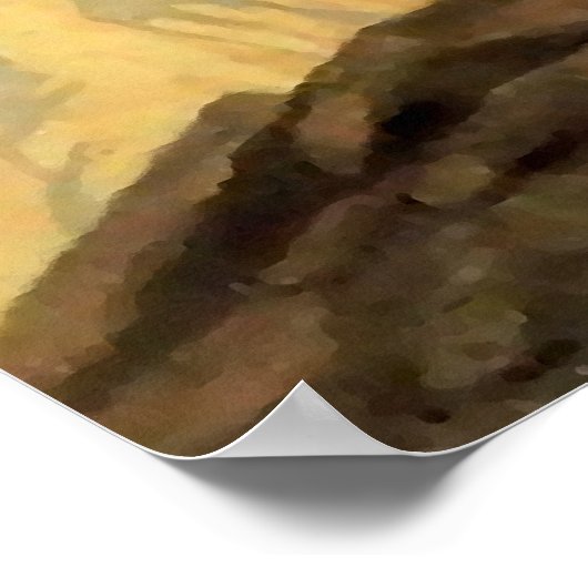 N C Wyeth Western schilderen "The Prospector" Poster (Hoek)