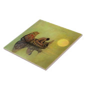 N C Wyeth Western schilderen "The Silent Fisherman Tegeltje (Zijkant)