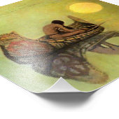 N C Wyeth westers schilderij 'De Stille Visser' Foto Afdruk (Hoek)