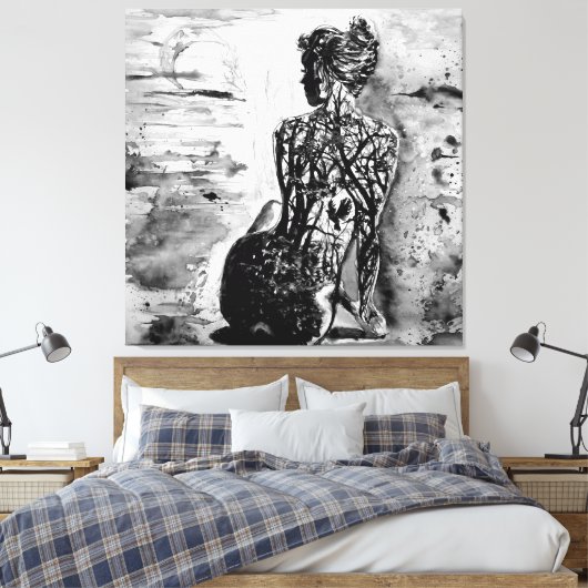 N CANVAS AFDRUK (Insitu (Slaapkamer))