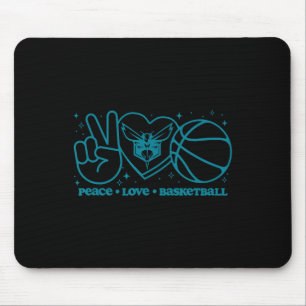 N Charlotte Hornets Peace Love Skelet  Muismat