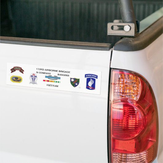 N COMPANY RANGERS VIETNAM BUMPERSTICKER (Op Truck)