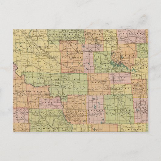 N Dakota Briefkaart (Voorkant)