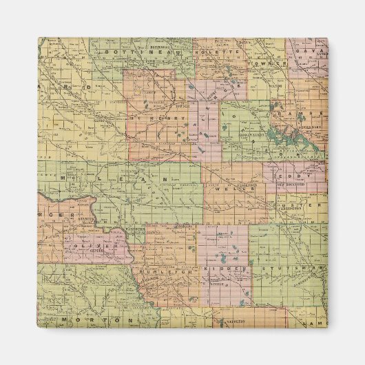 N Dakota Magneet (Voorkant)