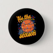 N Denver Nuggets Kerstmis Het Is Seizoen  Ronde Button 5,7 Cm (Voorkant)
