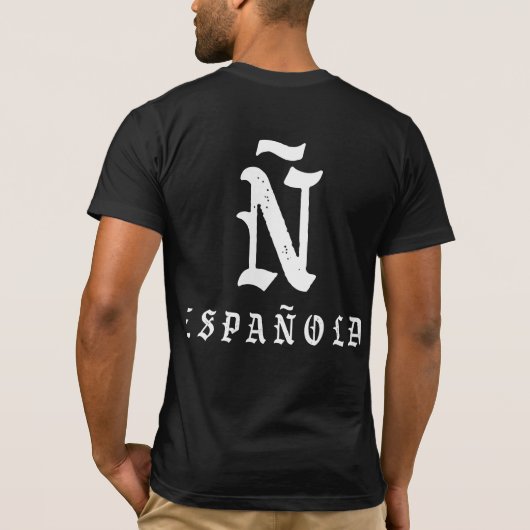 "Ñ" Española New Mexico T-shirt (Achterkant)