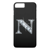 N Faux "Diamond Bling"-Hoesje Case-Mate iPhone Case (Achterkant)