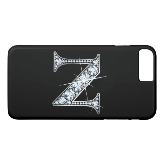 N Faux "Diamond Bling"-Hoesje Case-Mate iPhone Case (Achterkant (Horizontaal))