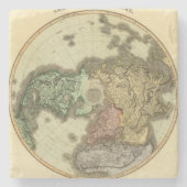 N Hemisphere Stenen Onderzetter (Voorkant)