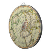 N. Hemisphere, vliegtuig van Londen. Dartbord (Voorkant Rechts)