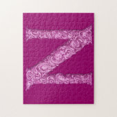 N - Het Falck Alfabet (Roze) Legpuzzel (Verticaal)