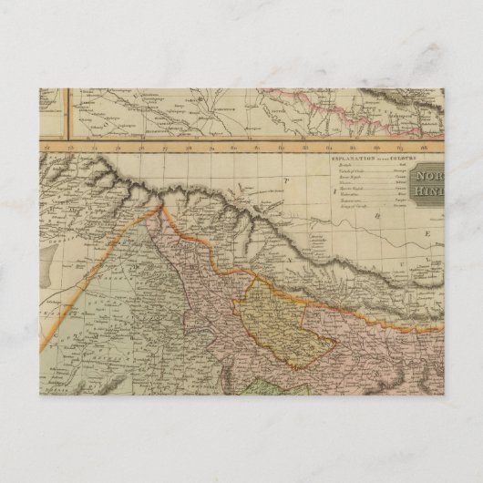 N Hindostan Briefkaart (Voorkant)