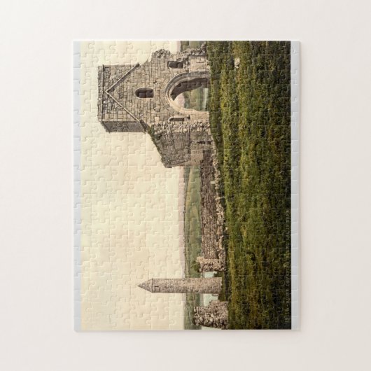 N. Ierland Devenish Isle Monastic Tower Legpuzzel (Verticaal)