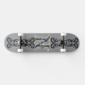 N.initialen Persoonlijk Skateboard (Horizontaal)