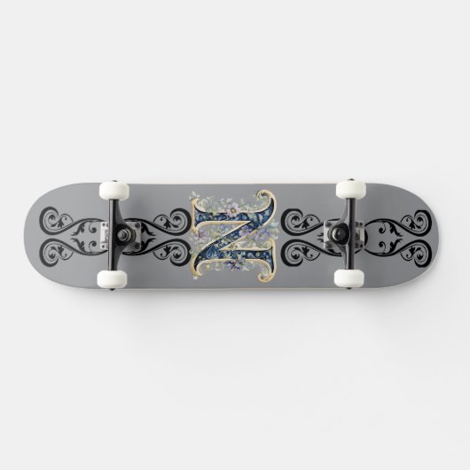 N.initialen Persoonlijk Skateboard (Horizontaal)