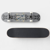 N.initialen Persoonlijk Skateboard (Horizontaal)