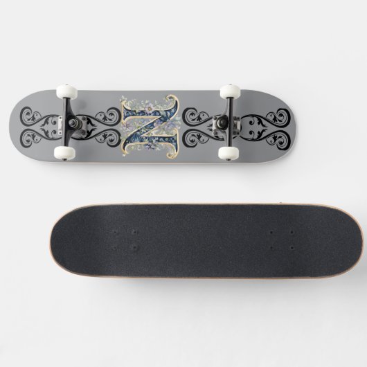 N.initialen Persoonlijk Skateboard (Horizontaal)