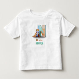 N is for Nora - Personalized Toddler Tee Kinder Shirts