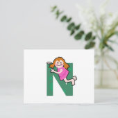 N is voor ..... briefkaart (Staand voorkant)