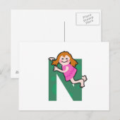 N is voor ..... briefkaart (Voorkant / Achterkant)