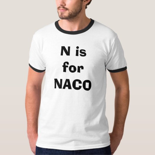 N is voor NACO T-shirt (Voorkant)