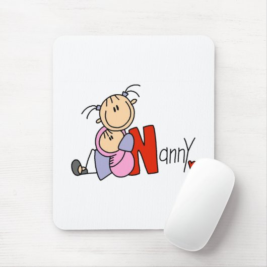 N is voor Nanny Muismat (Met muis)