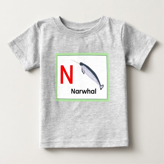 N is voor Narwhal (Voorkant)