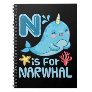 N is voor Narwhal Notitieboek
