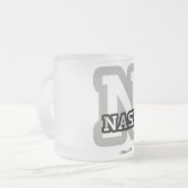 N is voor Nash Matglas Koffiemok (Voorkant links)
