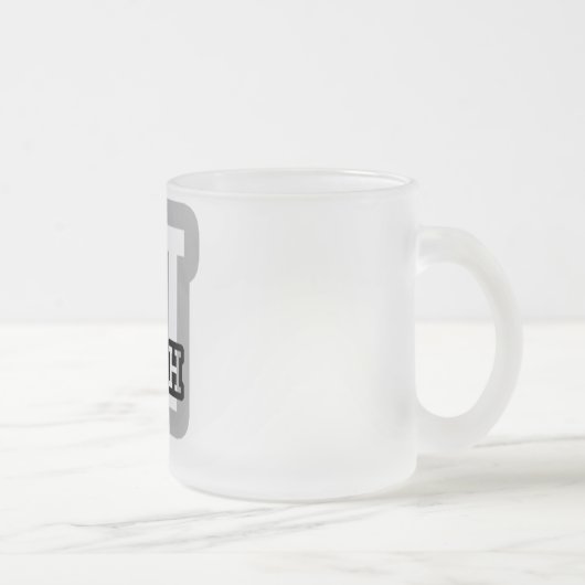 N is voor Nash Matglas Koffiemok (Rechts)