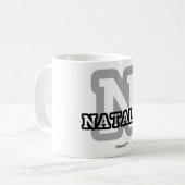 N is voor Natalia Koffiemok (Voorkant links)