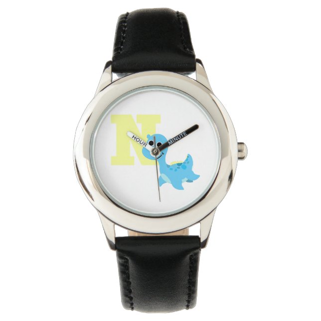 N is voor Nessie Horloge (Voorkant)