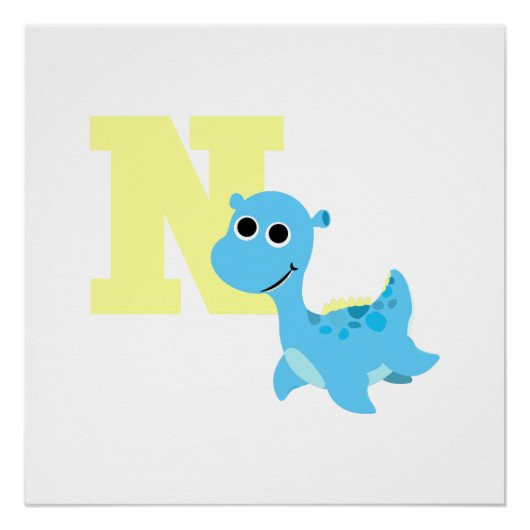 N is voor Nessie Perfect Poster (Voorkant)