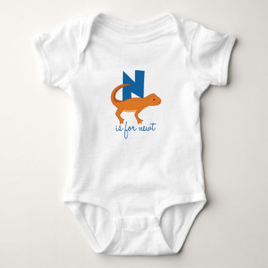 N is voor Newt Romper (Voorkant)