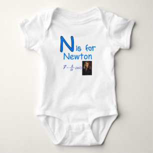 N is voor Newton Romper