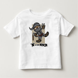 "N" is voor Ninja Toddler T-Shirt