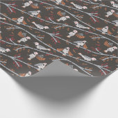 N is voor Northern Flicker - Inpakpapier (Hoek)