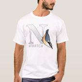 N is voor Nuthatch T-shirt (Voorkant)