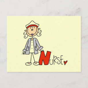 N is voor Verpleegkundige Briefkaart
