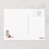 N is voor verpleegster briefkaart (Achterkant)