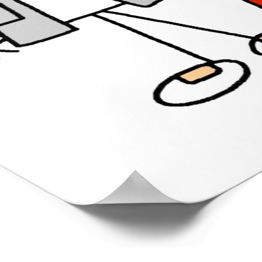 N is voor verpleegster poster (Hoek)