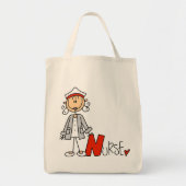N is voor verpleegster tote bag (Voorkant)