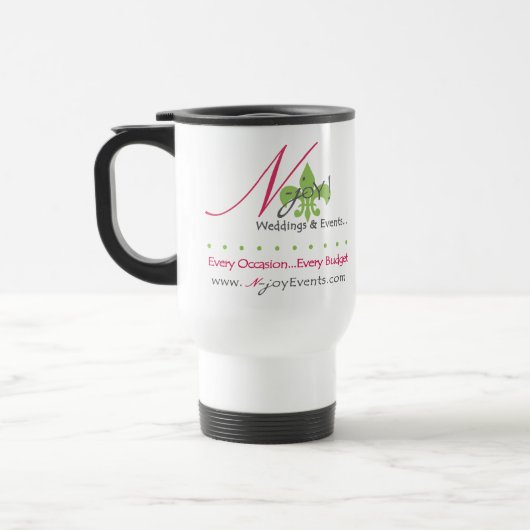 N-joY. St. Louis White met Black Travel Mug Reisbeker (Links)