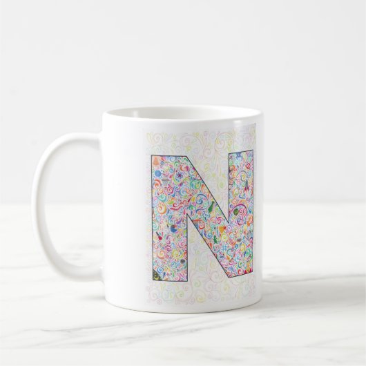 "N" KoffieMok (Links)