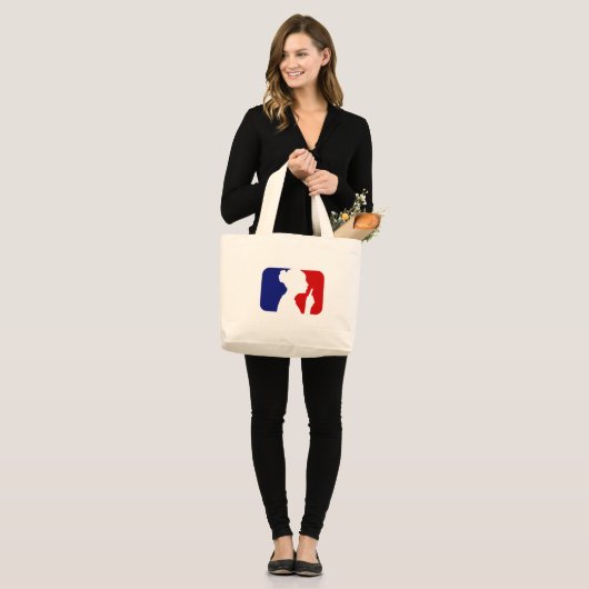 N.L.A. GROTE TOTE BAG (Voorkant (model))